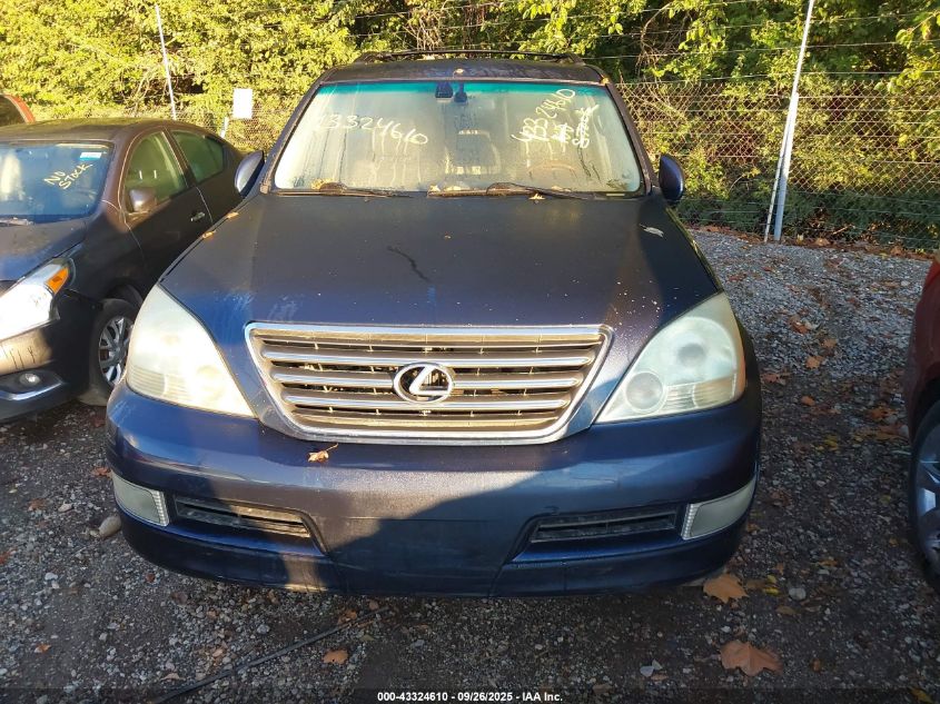 2004 Lexus Gx 470 VIN: JTJBT20X840065612 Lot: 43324610