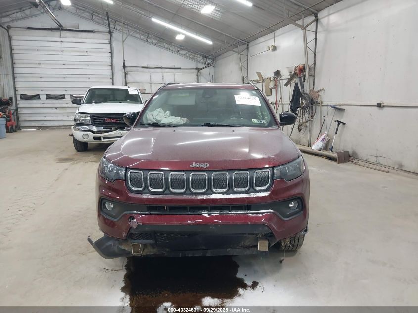 2022 Jeep Compass Latitude 4X4 VIN: 3C4NJDBB9NT185247 Lot: 43324631