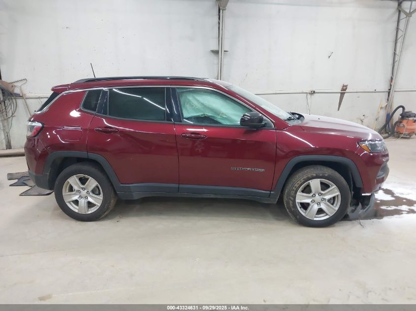 2022 Jeep Compass Latitude 4X4 VIN: 3C4NJDBB9NT185247 Lot: 43324631