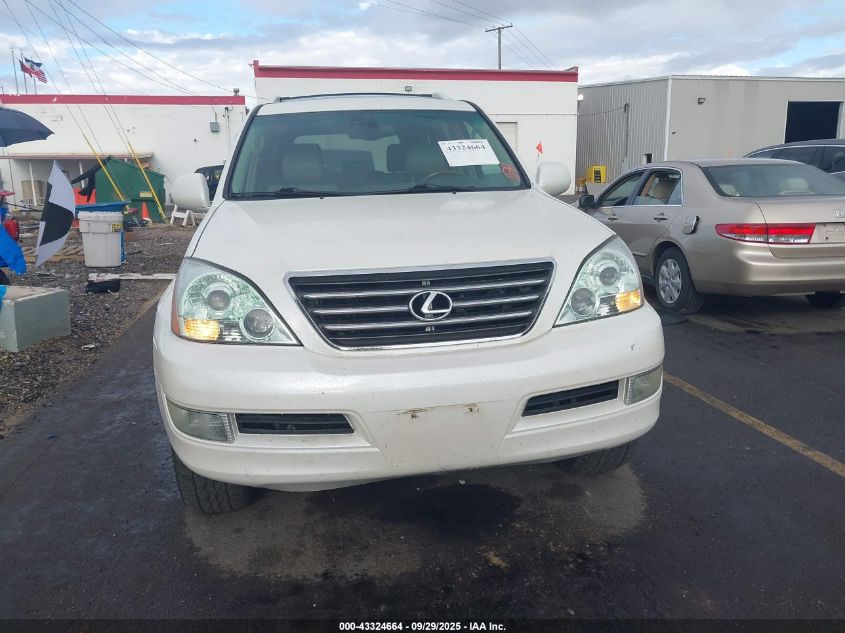 2003 Lexus Gx 470 VIN: JTJBT20X130021224 Lot: 43324664