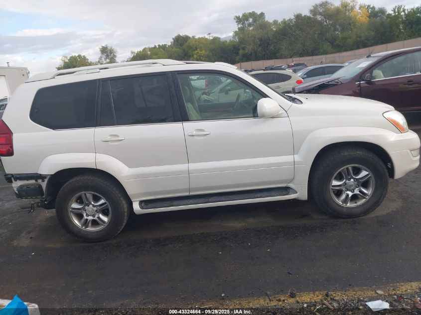 2003 Lexus Gx 470 VIN: JTJBT20X130021224 Lot: 43324664