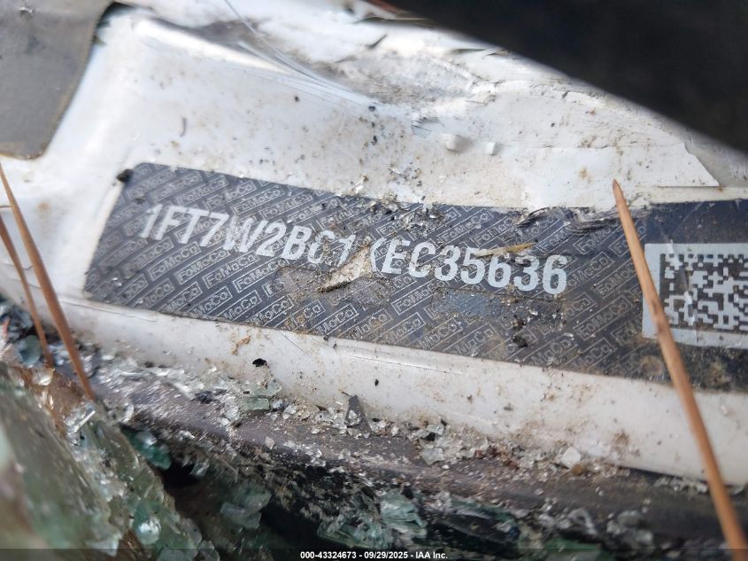 2019 Ford F-250 Xl VIN: 1FT7W2B61KEC35636 Lot: 43324673