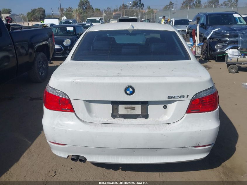 2010 BMW 528I VIN: WBANU5C55AC126317 Lot: 43324685