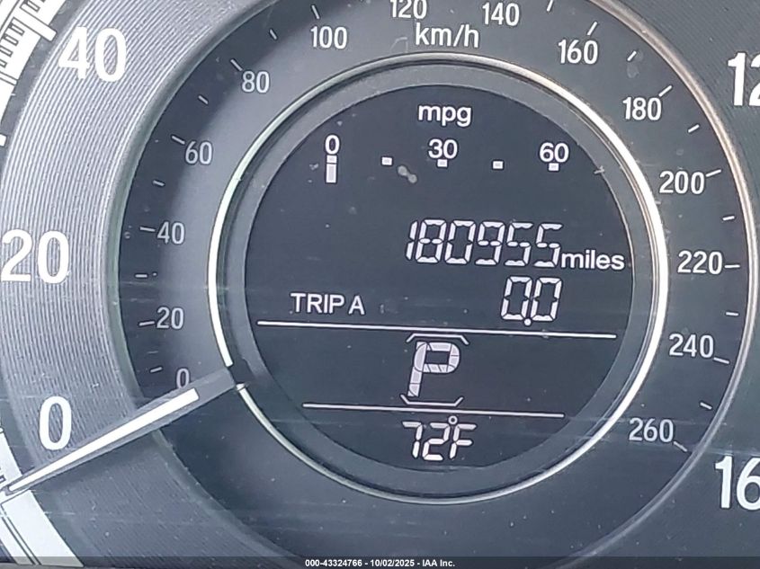 2016 Honda Accord Ex VIN: 1HGCR2F78GA172348 Lot: 43324766