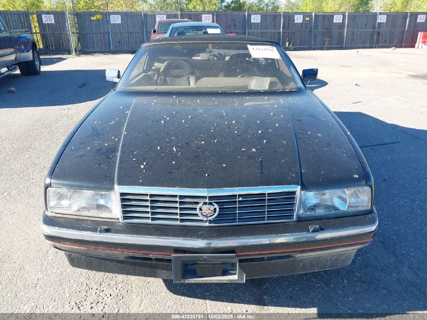 1990 Cadillac Allante Cv/Ht VIN: 1G6VR3389LU100256 Lot: 43324791