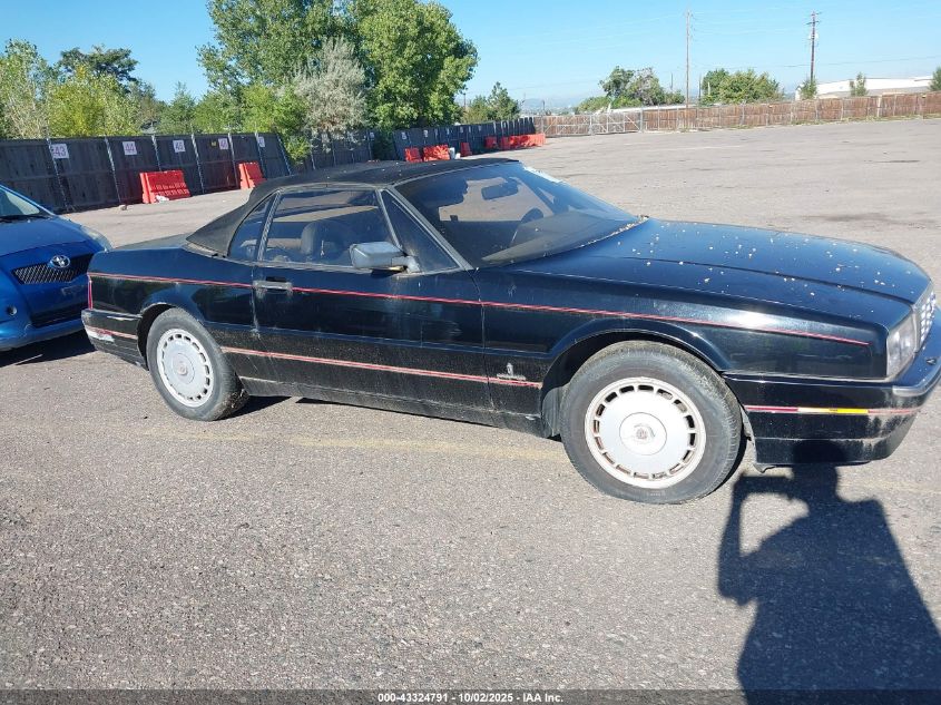 1990 Cadillac Allante Cv/Ht VIN: 1G6VR3389LU100256 Lot: 43324791