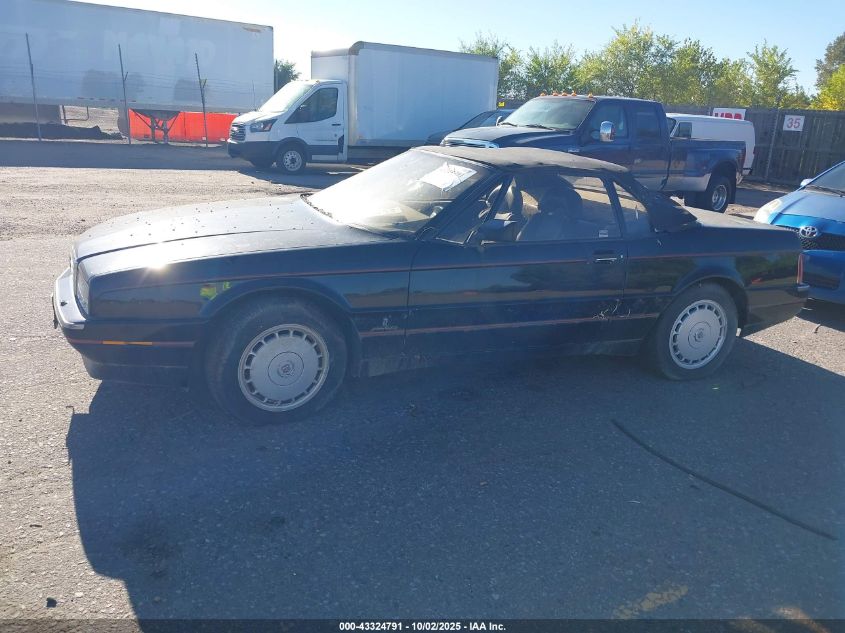 1990 Cadillac Allante Cv/Ht VIN: 1G6VR3389LU100256 Lot: 43324791