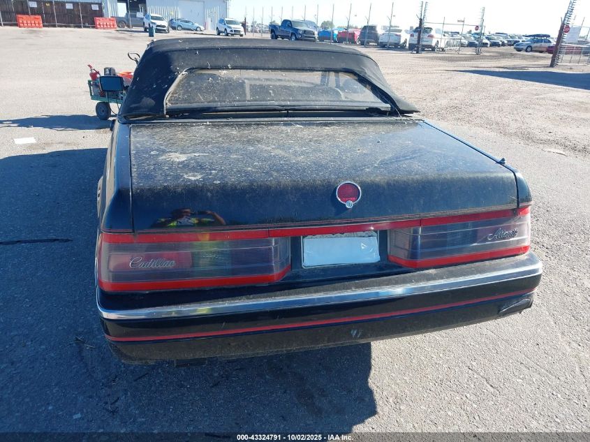 1990 Cadillac Allante Cv/Ht VIN: 1G6VR3389LU100256 Lot: 43324791