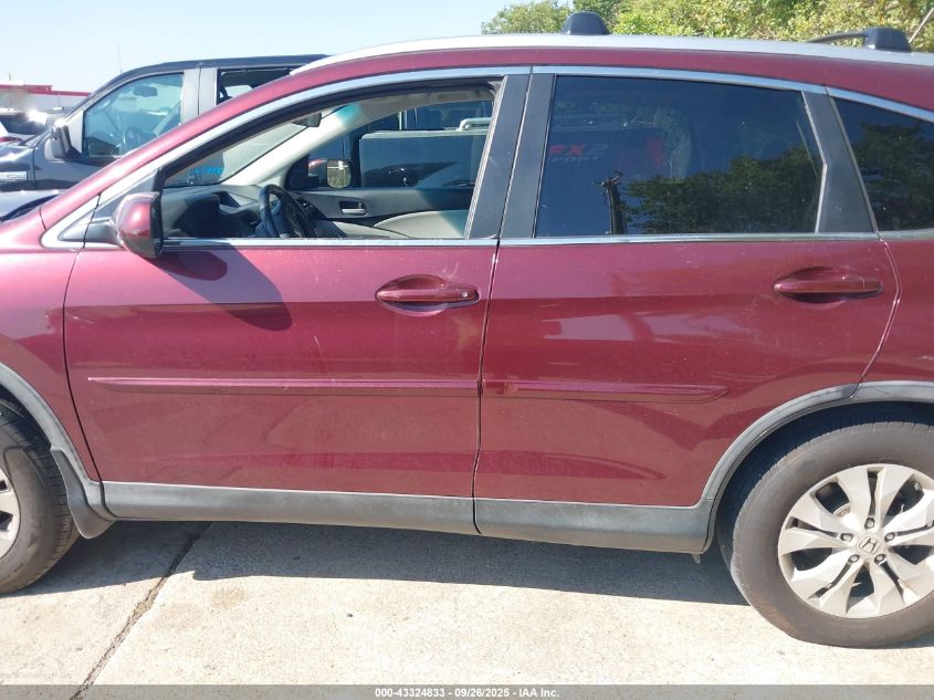 2013 Honda Cr-V Ex-L VIN: 5J6RM4H71DL047041 Lot: 43324833