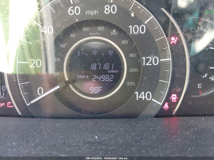 2013 Honda Cr-V Ex-L VIN: 5J6RM4H71DL047041 Lot: 43324833