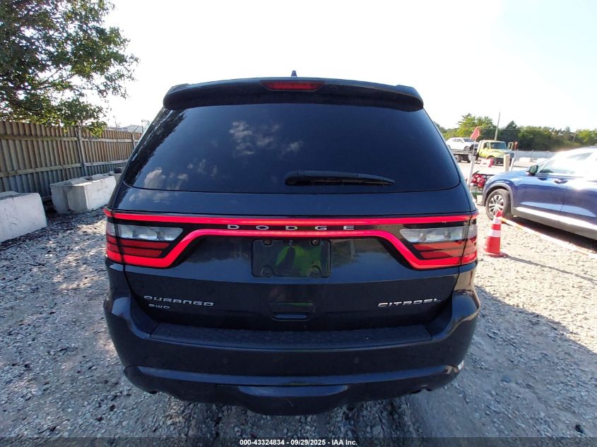 2016 Dodge Durango Citadel VIN: 1C4RDJEG7GC412982 Lot: 43324834