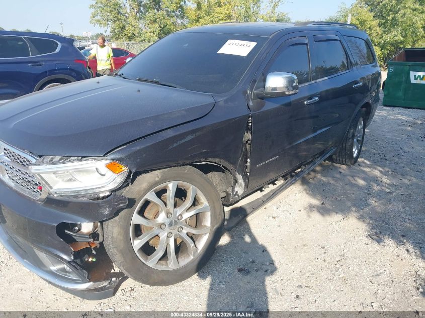 2016 Dodge Durango Citadel VIN: 1C4RDJEG7GC412982 Lot: 43324834