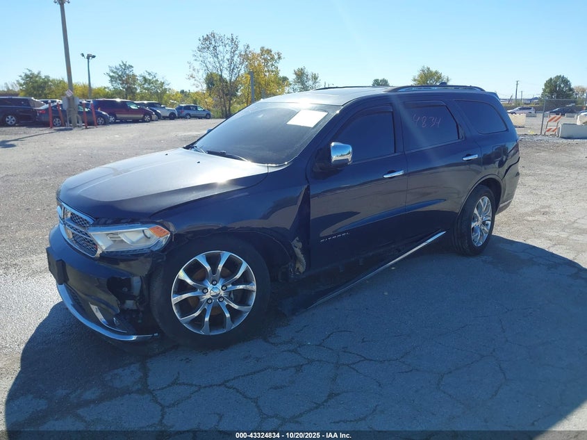 Vin: 1c4rdjeg7gc412982, lot: 43819499, dodge durango citadel 20162
