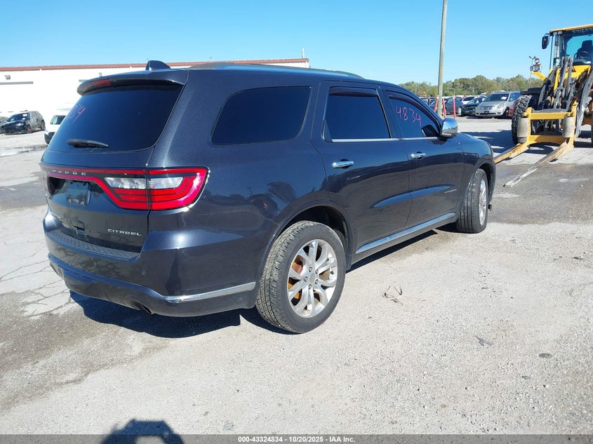 Vin: 1c4rdjeg7gc412982, lot: 43819499, dodge durango citadel 20164