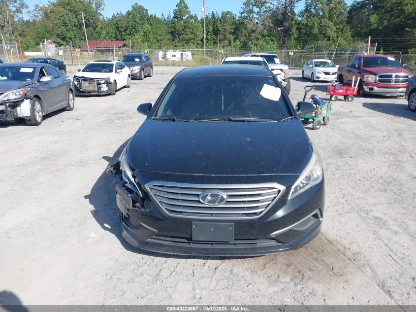 2017 Hyundai Sonata Se VIN: 5NPE24AF5HH578541 Lot: 43324867