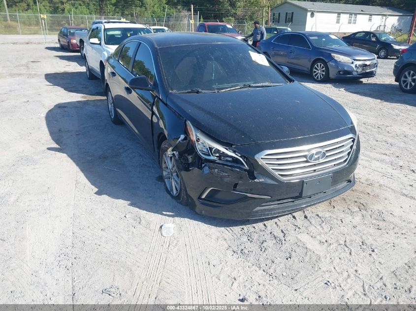2017 Hyundai Sonata Se VIN: 5NPE24AF5HH578541 Lot: 43324867