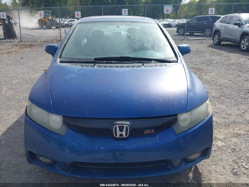 2009 Honda Civic Si VIN: 2HGFA55569H706618 Lot: 43324874