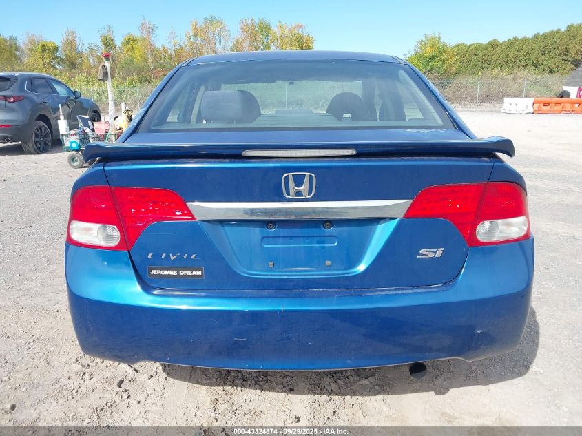 2009 Honda Civic Si VIN: 2HGFA55569H706618 Lot: 43324874