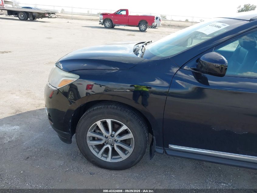 2013 Nissan Pathfinder Sl VIN: 5N1AR2MM8DC613714 Lot: 43324886