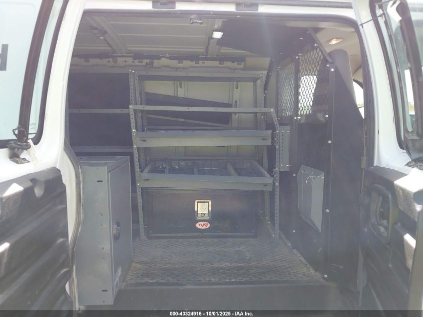 2019 Chevrolet Express 2500 Work Van VIN: 1GCWGAFP6K1301711 Lot: 43324916