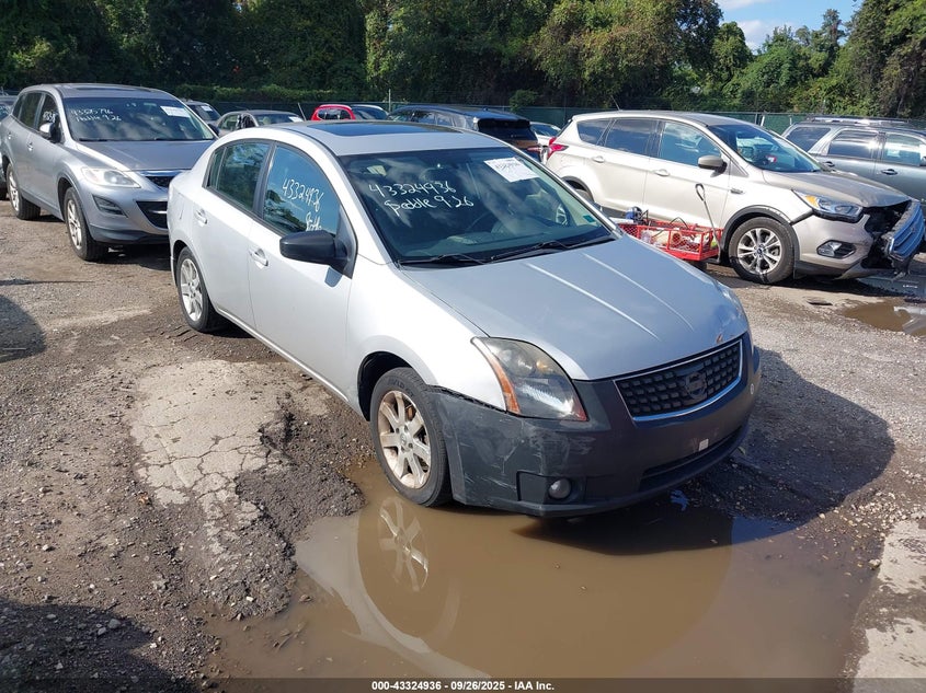 3N1AB61E88L723334 2008 Nissan Sentra 2.0Sl auction photo 1