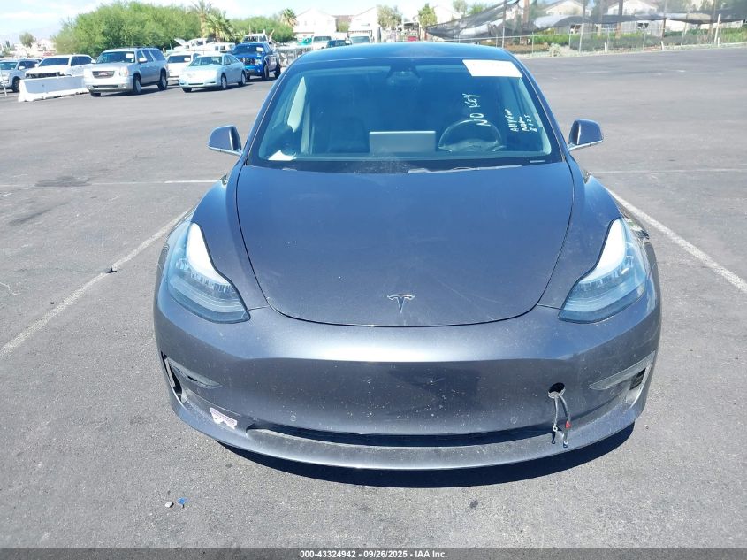 2019 Tesla Model 3 Long Range/Mid Range/Standard Range/Standard Range Plus VIN: 5YJ3E1EA2KF411278 Lot: 43324942