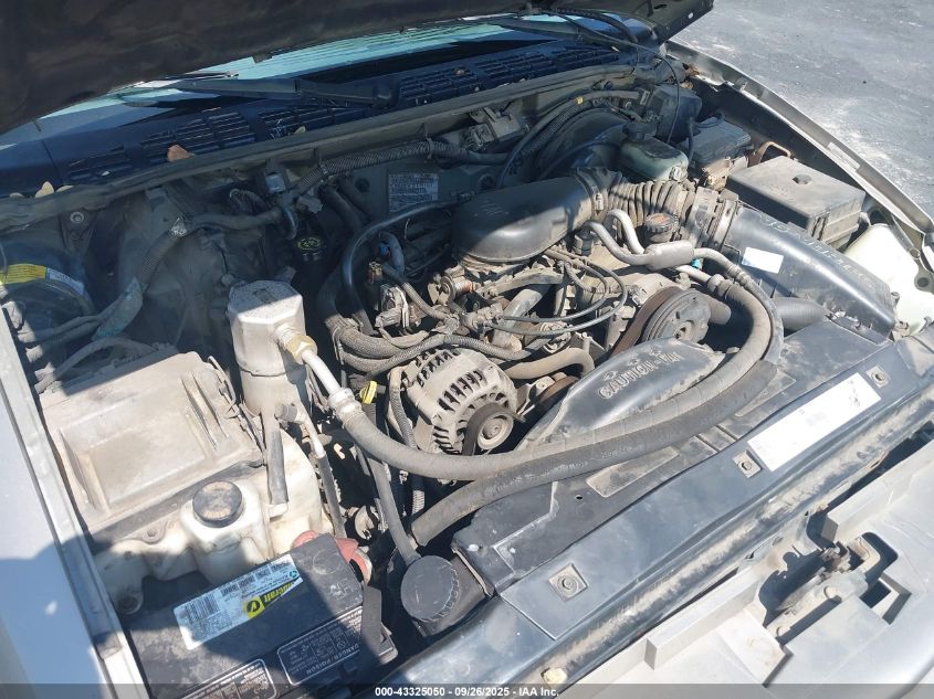 2001 GMC Sonoma Sls VIN: 1GTCS19W518244718 Lot: 43325050