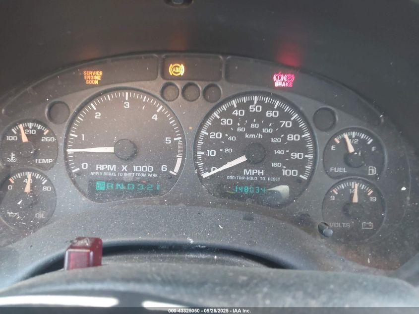 2001 GMC Sonoma Sls VIN: 1GTCS19W518244718 Lot: 43325050