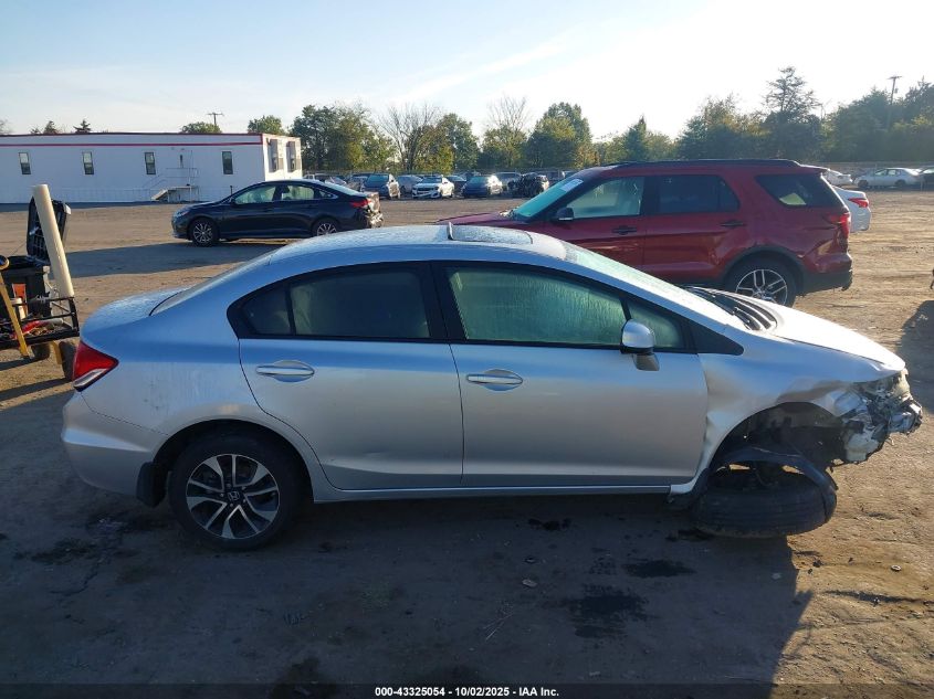2013 Honda Civic Ex VIN: 2HGFB2F87DH530143 Lot: 43325054