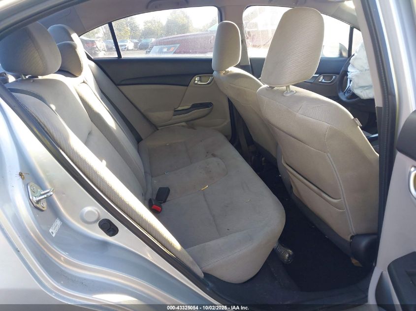 2013 Honda Civic Ex VIN: 2HGFB2F87DH530143 Lot: 43325054