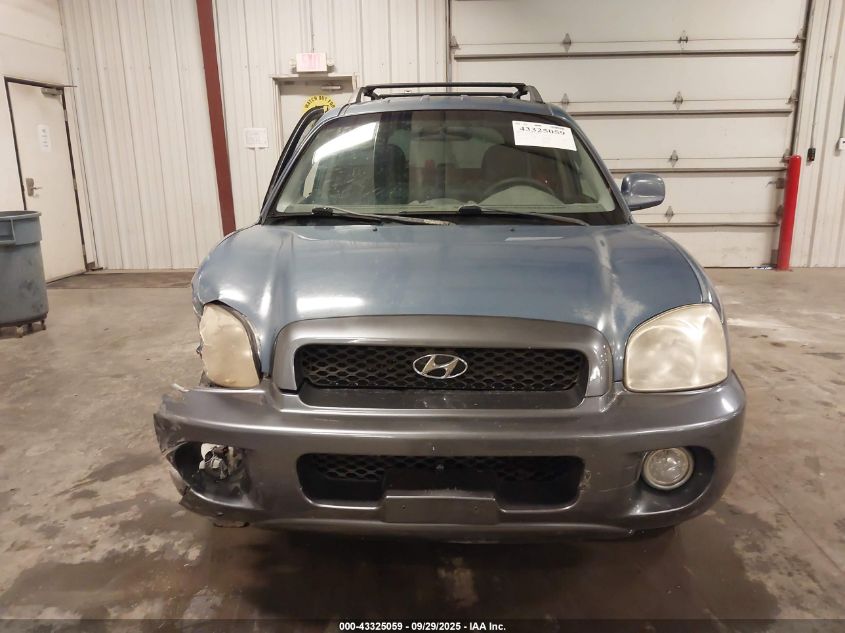 2002 Hyundai Santa Fe Gls/Lx VIN: KM8SC73D02U244102 Lot: 43325059