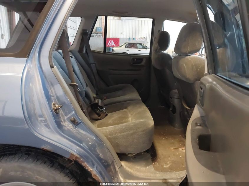 2002 Hyundai Santa Fe Gls/Lx VIN: KM8SC73D02U244102 Lot: 43325059