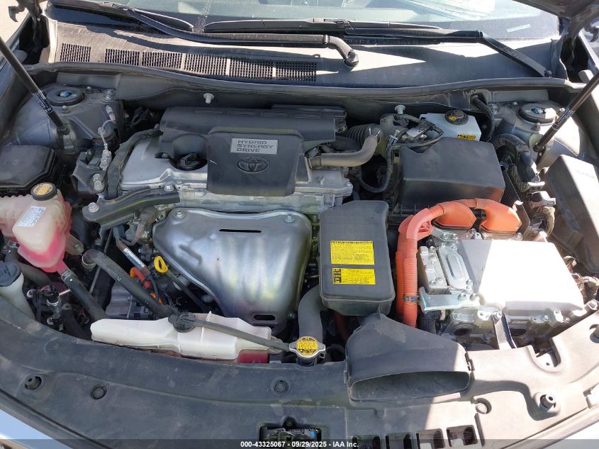 2012 Toyota Camry Hybrid Xle VIN: 4T1BD1FK4CU045964 Lot: 43325067