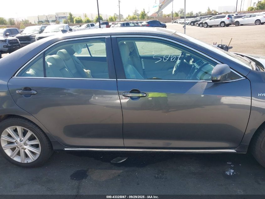 2012 Toyota Camry Hybrid Xle VIN: 4T1BD1FK4CU045964 Lot: 43325067