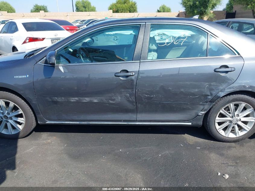 2012 Toyota Camry Hybrid Xle VIN: 4T1BD1FK4CU045964 Lot: 43325067