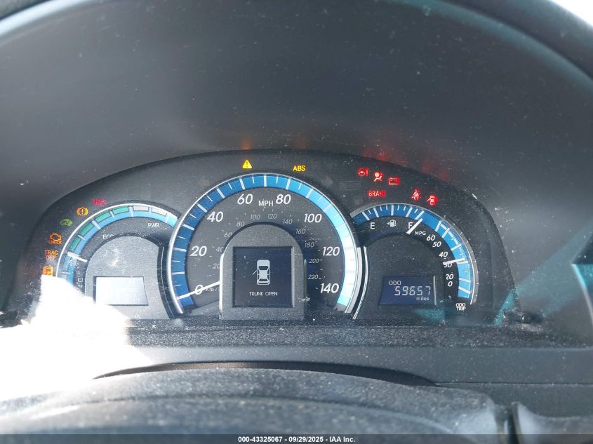 2012 Toyota Camry Hybrid Xle VIN: 4T1BD1FK4CU045964 Lot: 43325067