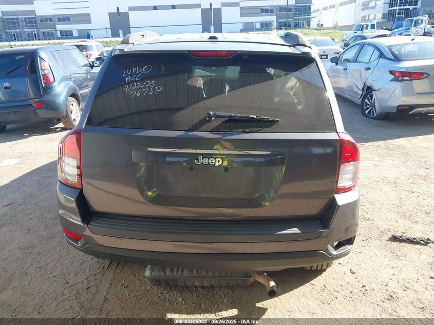 2016 Jeep Compass Latitude VIN: 1C4NJDEBXGD662336 Lot: 43325083