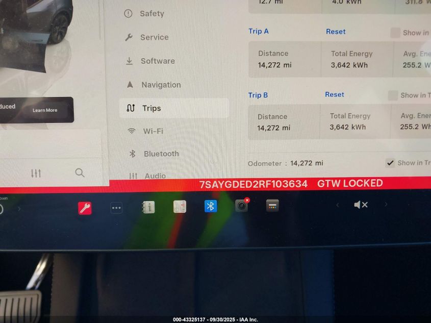 2024 Tesla Model Y Long Range Dual Motor All-Wheel Drive/Rwd VIN: 7SAYGDED2RF103634 Lot: 43325137