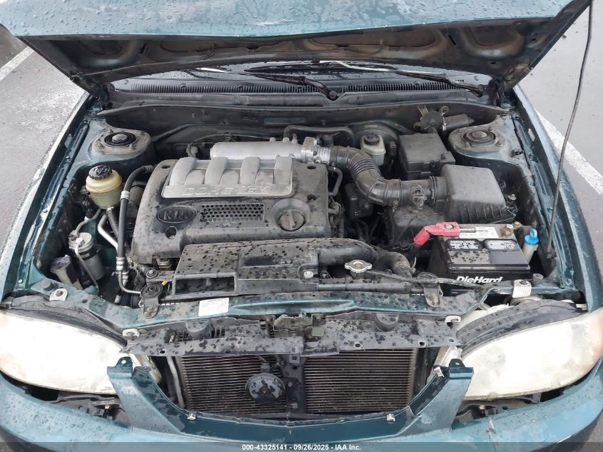 2004 Kia Spectra Ls VIN: KNAFB121045310798 Lot: 43325141