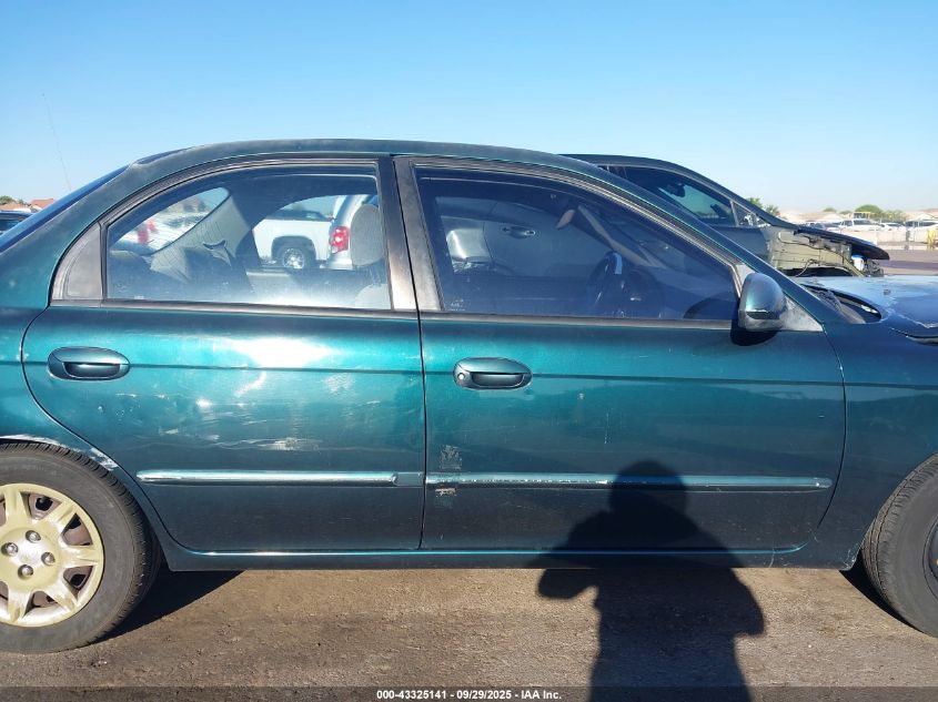 2004 Kia Spectra Ls VIN: KNAFB121045310798 Lot: 43325141