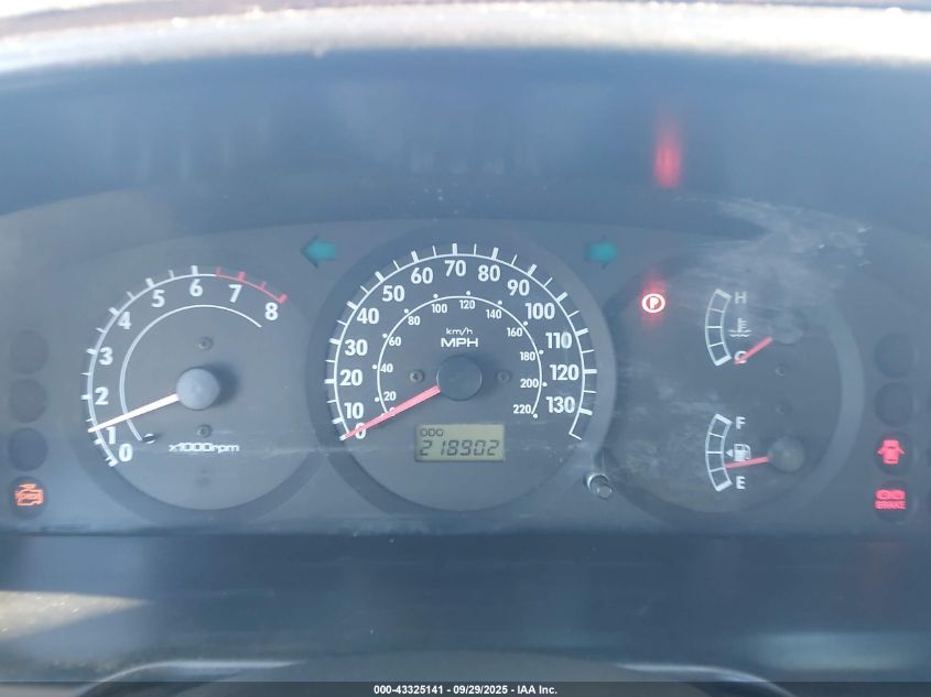 2004 Kia Spectra Ls VIN: KNAFB121045310798 Lot: 43325141