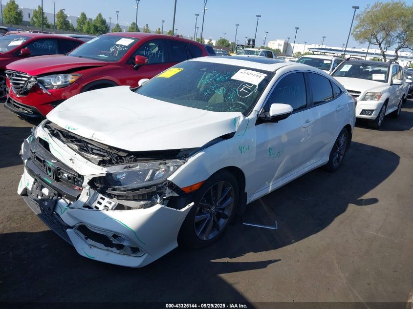 2020 Honda Civic Ex VIN: 19XFC1F39LE217194 Lot: 43325144