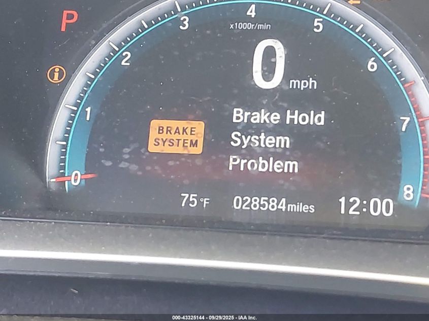 2020 Honda Civic Ex VIN: 19XFC1F39LE217194 Lot: 43325144