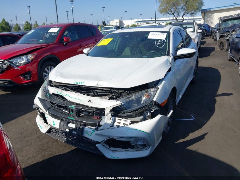 2020 Honda Civic Ex VIN: 19XFC1F39LE217194 Lot: 43325144