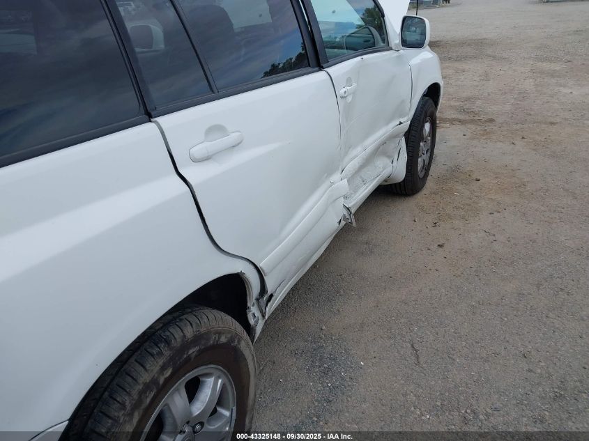 2005 Toyota Highlander V6 VIN: JTEEP21A150094882 Lot: 43325148