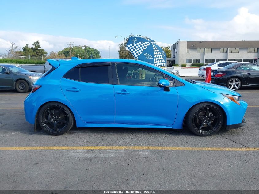 2019 Toyota Corolla Se VIN: JTNK4RBEXK3038200 Lot: 43325159