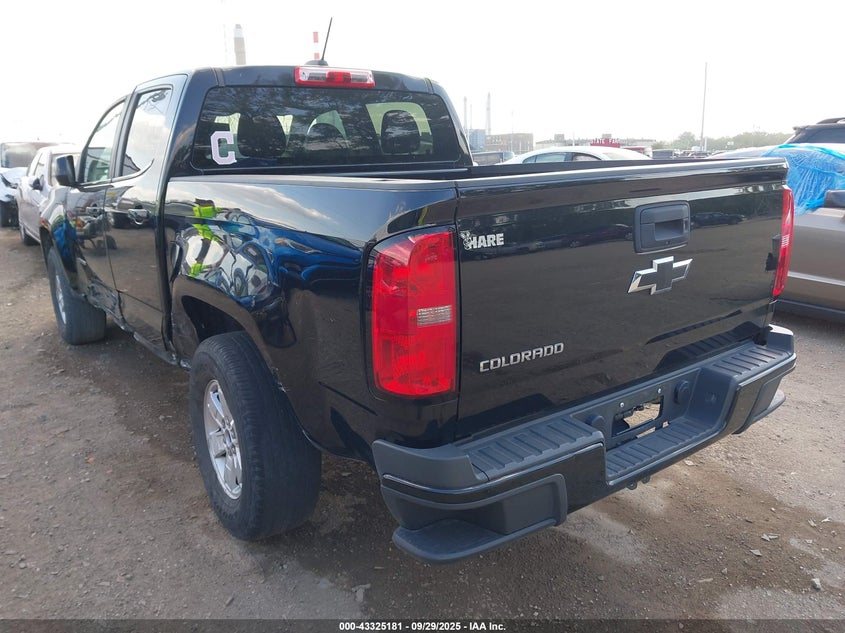 VIN 1GCGSBEA1L1238847 2020 CHEVROLET COLORADO 2WD  SHORT BOX WT