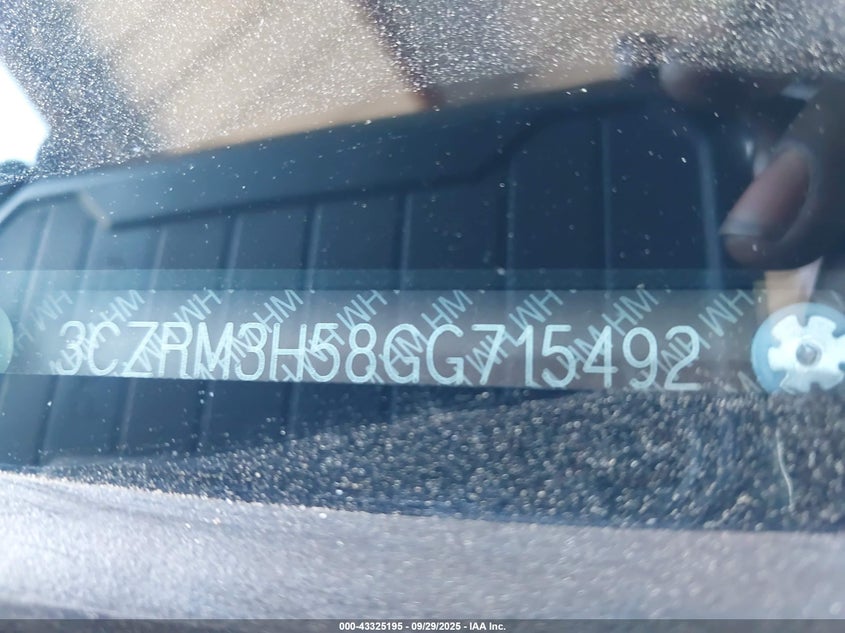 2016 HONDA CR-V EX - 3CZRM3H58GG715492