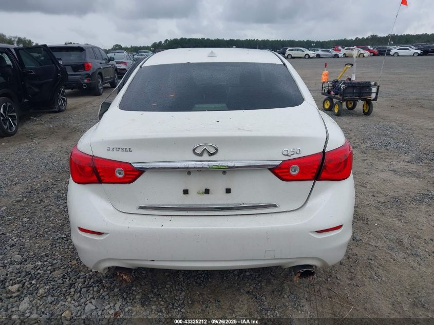 2016 Infiniti Q50 3.0T Premium VIN: JN1EV7AP2GM302102 Lot: 43325212