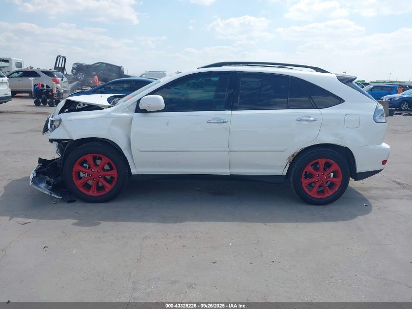 2009 Lexus Rx 350 VIN: 2T2GK31UX9C076707 Lot: 43325226